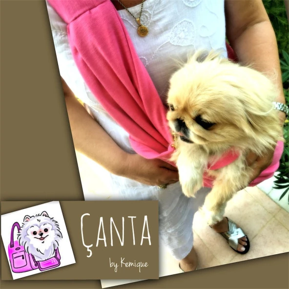 Köpek Taşima Çantası Pembe - Resim 3