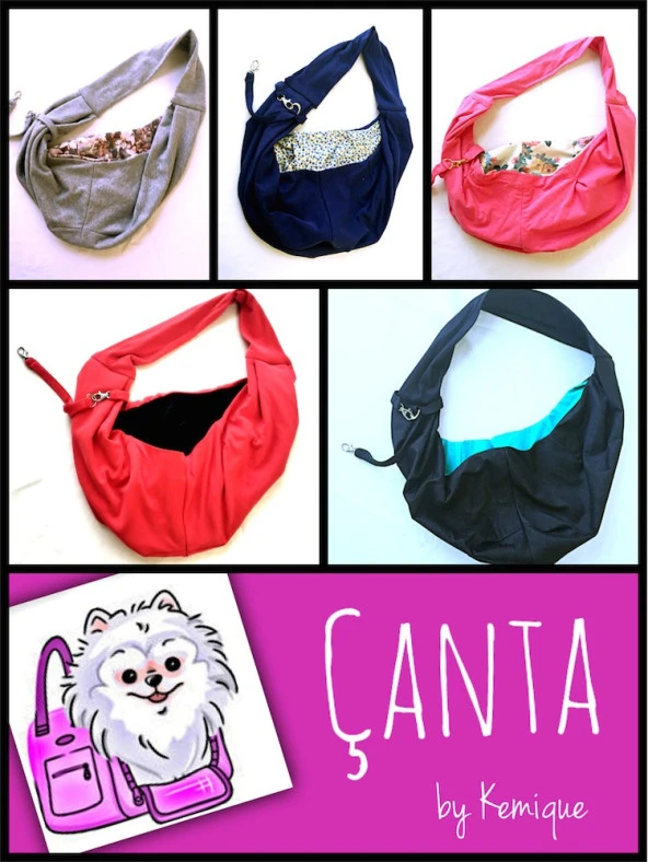 Köpek Taşima Çantası Pembe - Resim 7