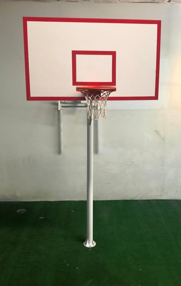 Adelinspor Basketbol Potası Sabit Çember 105*180 Ahşap Panya ürün görseli 1