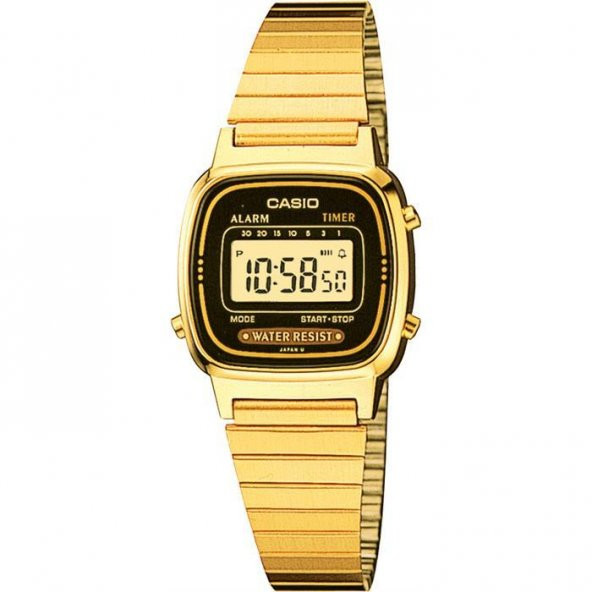 CASIO LA670WGA-1DF Retro Dijital Bayan KOL SAATİ ürün görseli 1