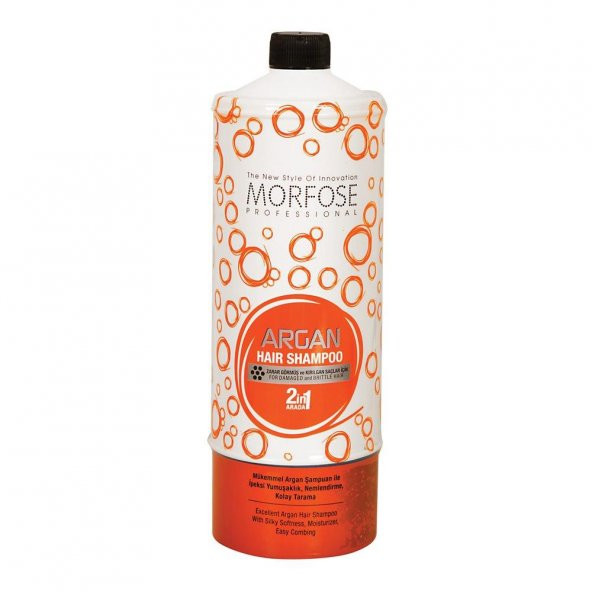 Morfose 1000ml  Argan Şampuanı 2 Si 1 Arada Boyalı Ve Röfleli Saçlar ürün görseli 1