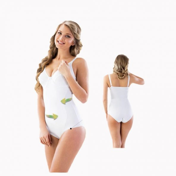 Emay Bayan Lazer Kesim Double Slip Boy Korse 2821 ürün görseli 1