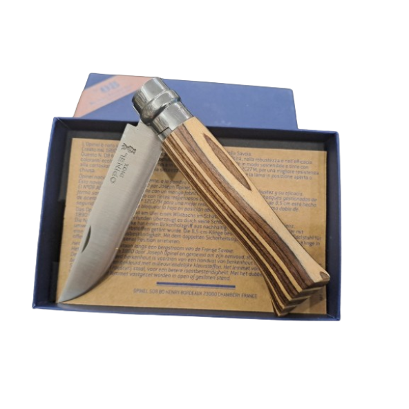 Opinel No:8 Tradition Lamine Huş Kutulu Çakı ürün görseli 1