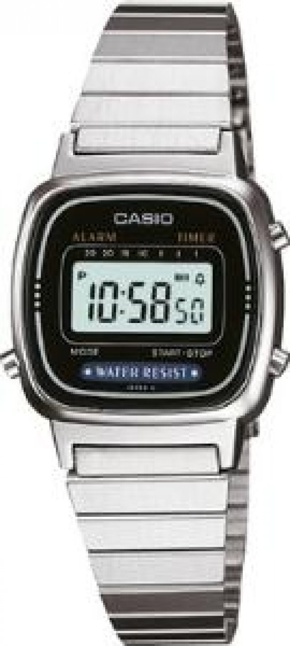 CASIO LA670WA-1DF Retro Dijital Bayan KOL SAATİ ürün görseli 1
