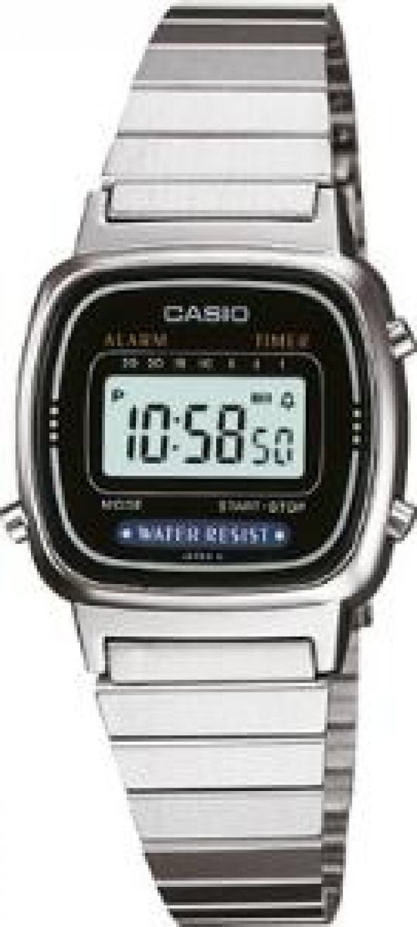 CASIO LA670WA-1DF Retro Dijital Bayan KOL SAATİ - Resim 2