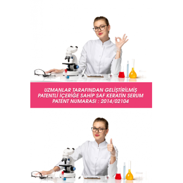 Saf Keratin Serum 50 ml - Patentli Formül Pure Keratin Complex Serum ürün görseli 1