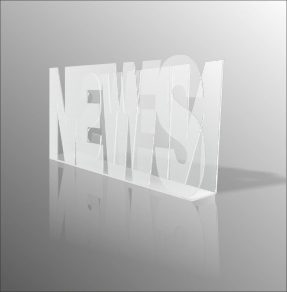 News Yazılı Şeffaf Gazetelik Broşürlük İnsörtlük Posta Kutusu ürün görseli 1