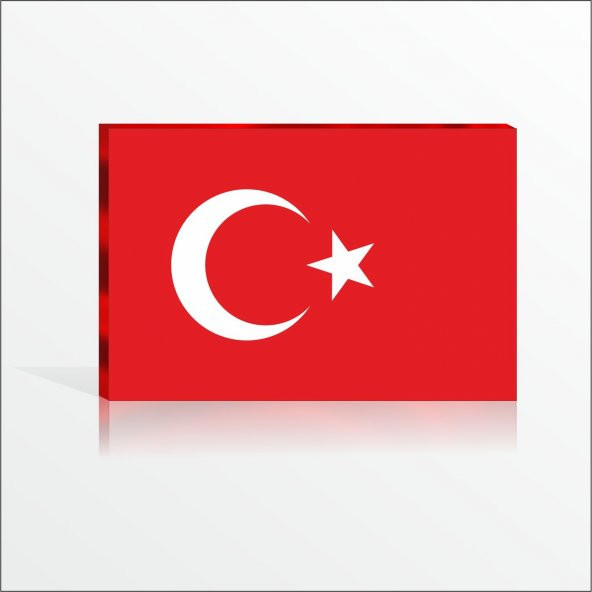 Askeriye Kurum Okul Erat İçin Büyük Sade Türk Bayrağı Pano Tablo ürün görseli 1