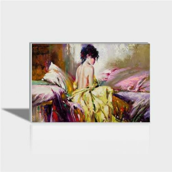 60x90 cm Yağlı Boya Nü Canvas Tablo ürün görseli 1