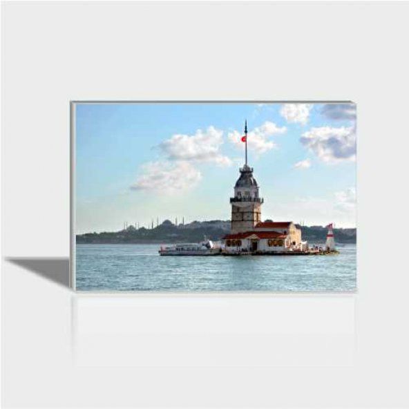 60x90 cm Gündüz Kız Kulesi Canvas Tablo ürün görseli 1
