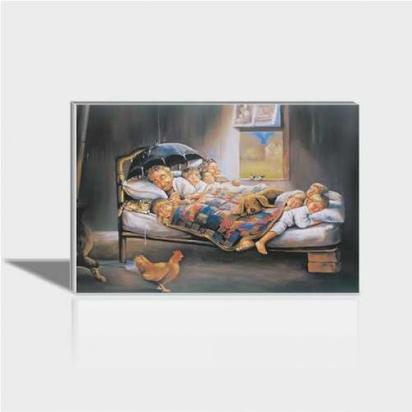 60x90 cm Mutluluğun Resmi Canvas Tablo ürün görseli 1