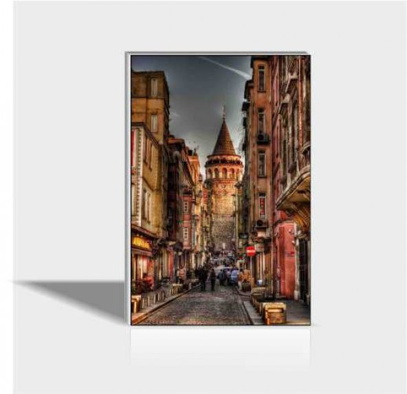 60x90 cm Galata Renkli Canvas Tablo ürün görseli 1