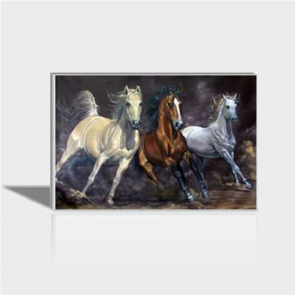 60x90 cm Atlar Canvas Tablo ürün görseli 1