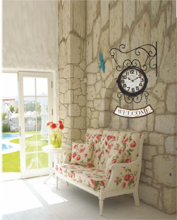 Garden İstasyon Duvar Saati - Resim 2