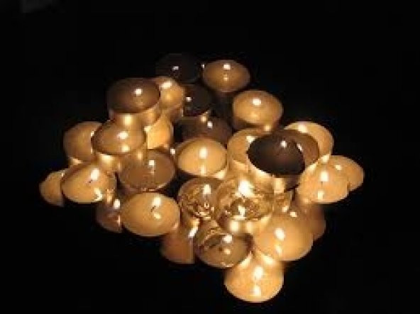 Suda Yüzebilen Minik Romantik Romantizm İçeren Yürüyüş Yolu Yapmak İçin 100 Adet Tea Light Küçük Mum Mumluk ürün görseli 1