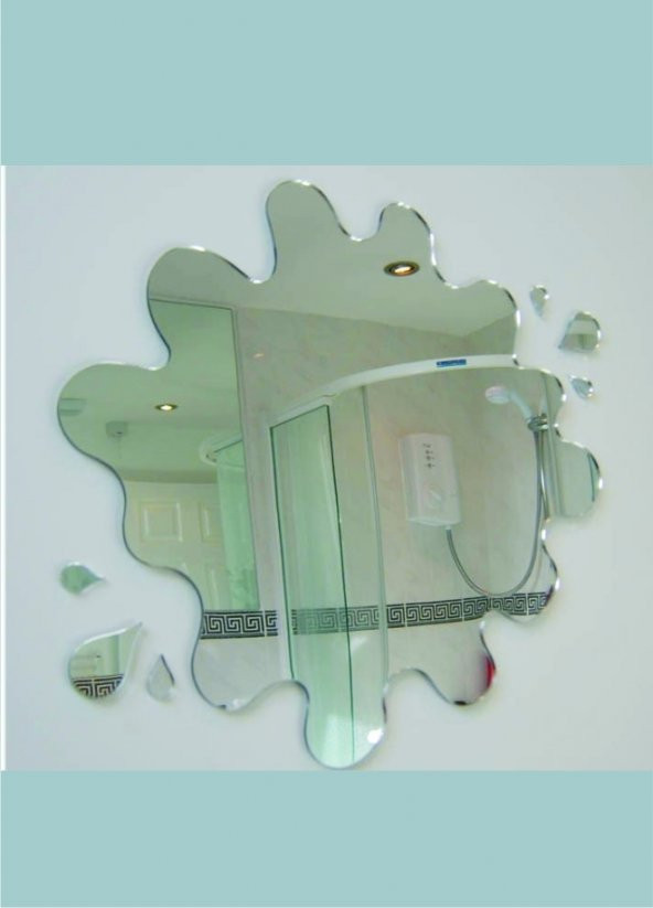 M3 Decorium Çamur Splash Dekoratif Ayna ürün görseli 1