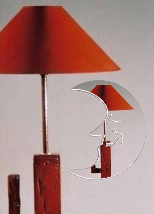 M3 Decorium Ay Dede Dekoratif Ayna ürün görseli 1