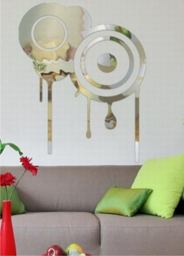 M3 Decorium Akan Daireler Dekoratif Ayna ürün görseli 1