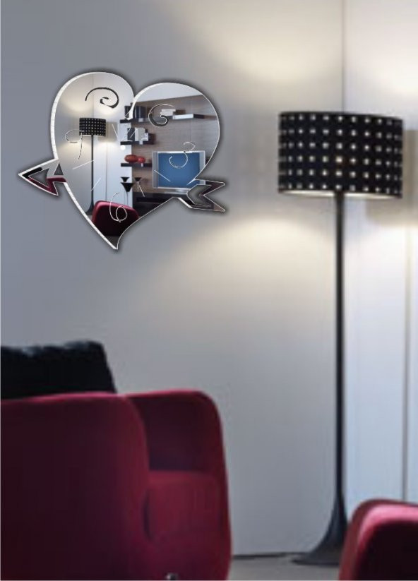 M3 Decorium Eros Dekoratif Ayna Saat ürün görseli 1