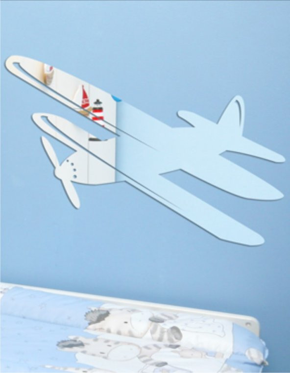M3 Decorium Jet Uçak Çocuk Odası Dekoratif Ayna ürün görseli 1