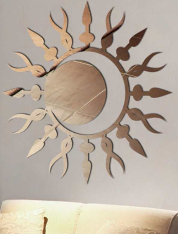 M3 Decorium Güneş ve Hilal Dekoratif Ayna ürün görseli 1