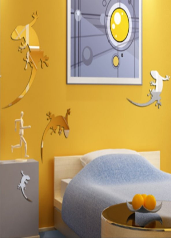 M3 Decorium Kertenkeleler Dekoratif Ayna ürün görseli 1