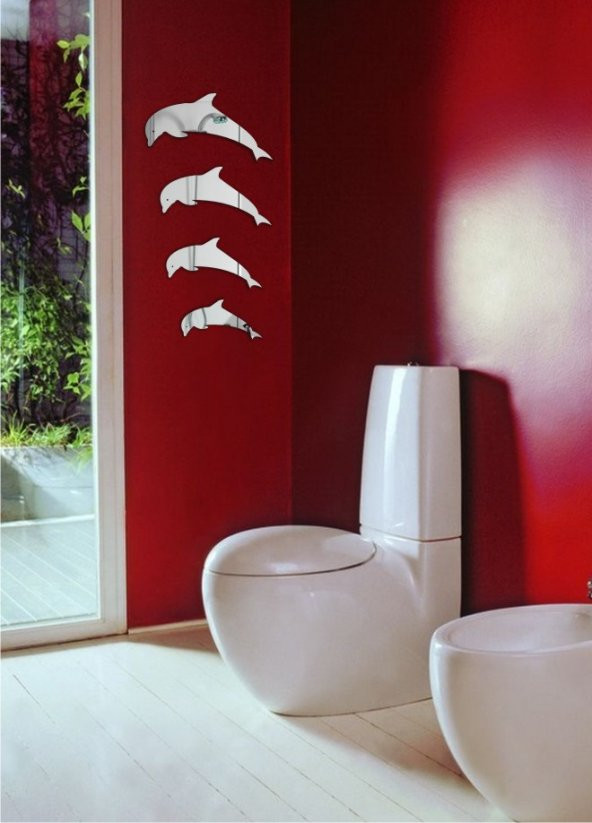 M3 Decorium Yunuslar Dekoratif Banyo Koridor Kapı Kolon Aynası ürün görseli 1
