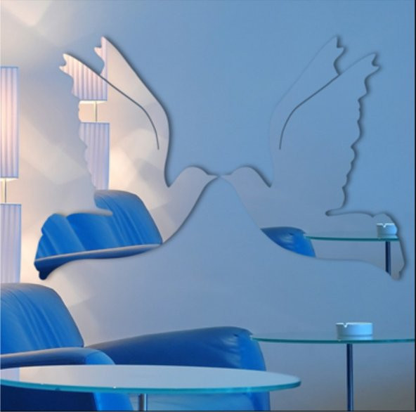 M3 Decorium Güvercin Dekoratif Ayna ürün görseli 1