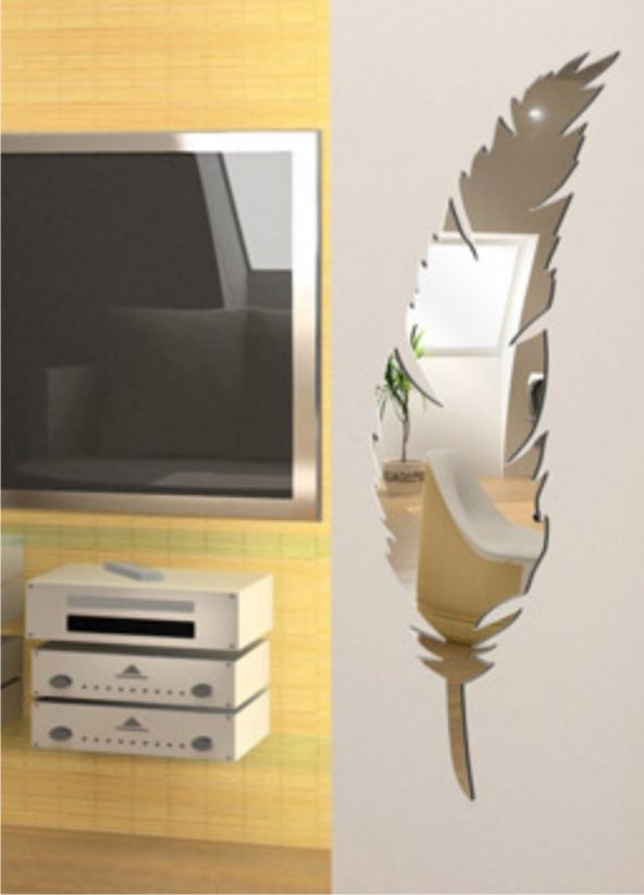 M3 Decorium Kuş Tüyü Dekoratif Ayna ürün görseli 1