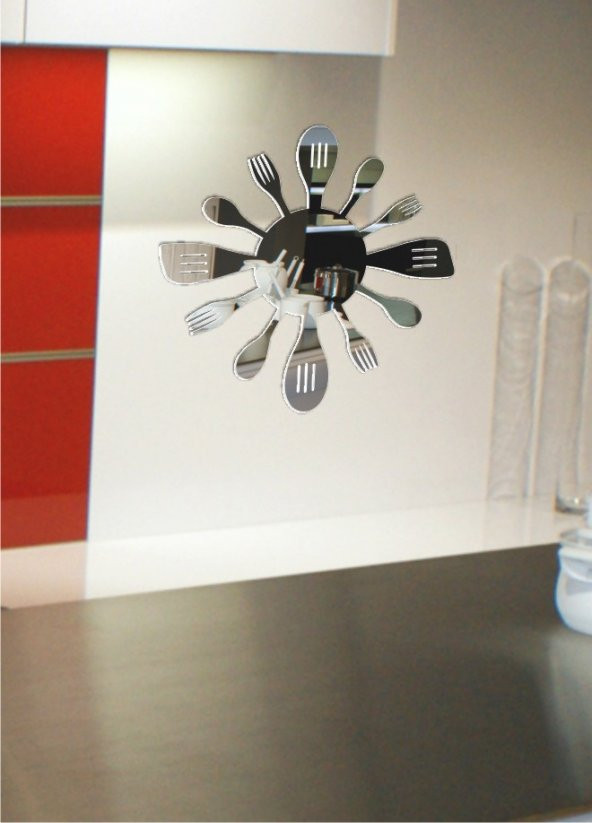 M3 Decorium Mutfak Çatal Kaşık Klasik Ayna ürün görseli 1