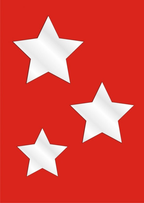 M3 Decorium Küçük Yıldızlar Dekoratif Ayna ürün görseli 1