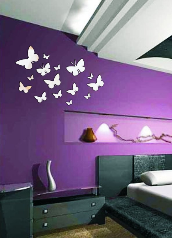 M3 Decorium Small Butterfly Dekoratif Ayna ürün görseli 1
