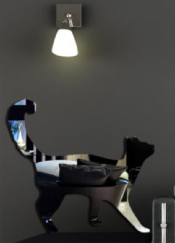 M3 Decorium Kedi Dekoratif Ayna ürün görseli 1