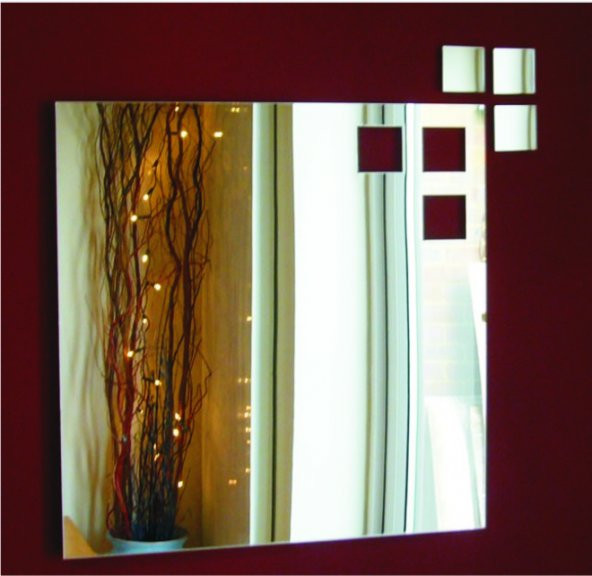 M3 Decorium Squares Dekoratif Ayna ürün görseli 1