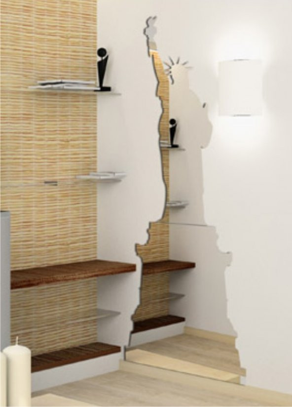 M3 Decorium Özgürlük Heykeli Dekoratif Ayna ürün görseli 1