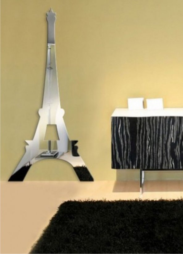 M3 Decorium Eyfel Kulesi Dekoratif Ayna 70X35cm ürün görseli 1