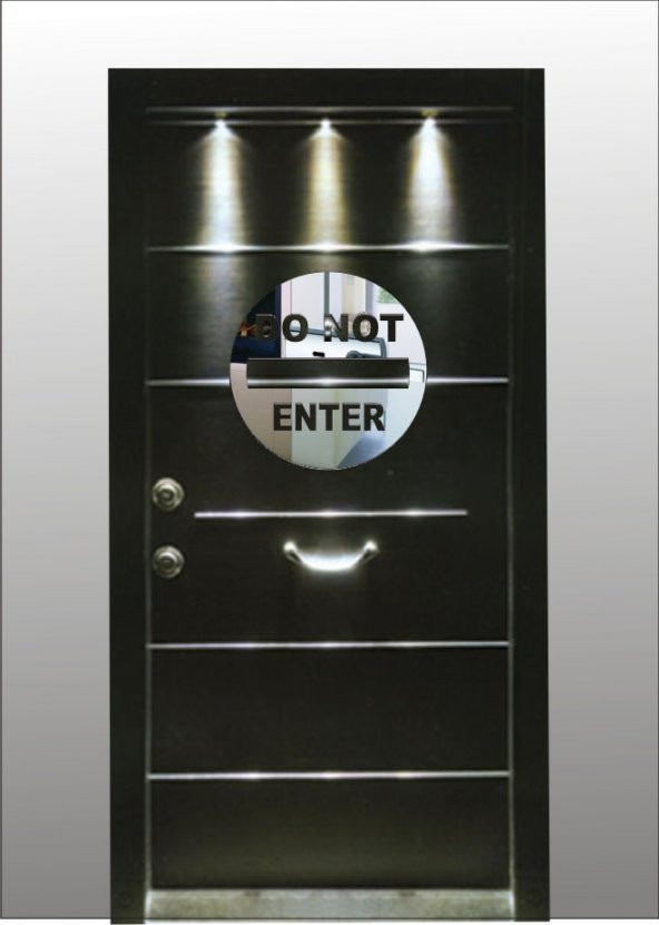Do Not Enter Dekoratif Ayna ürün görseli 1