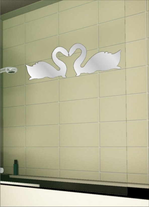 M3 Decorium Kuğular Dekoratif Ayna ürün görseli 1