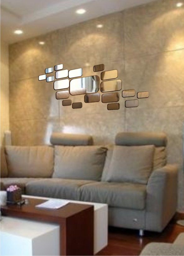M3 Decorium Tuğlalar Dekoratif Ayna ürün görseli 1