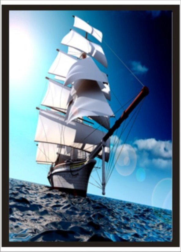 70x100cm Dev Yelkenli Poster ürün görseli 1