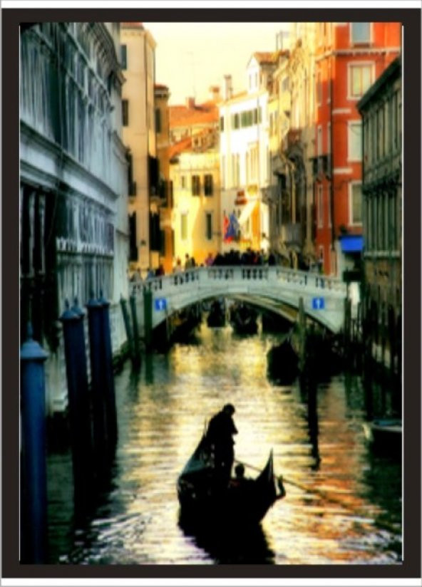 70x100cm Venedik Köprü Poster ürün görseli 1
