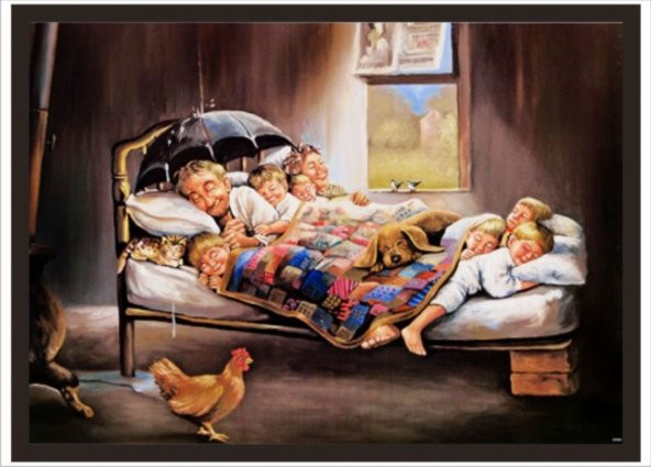 70cm X 100cm Mutluluğun Resmi Poster Tablo ürün görseli 1