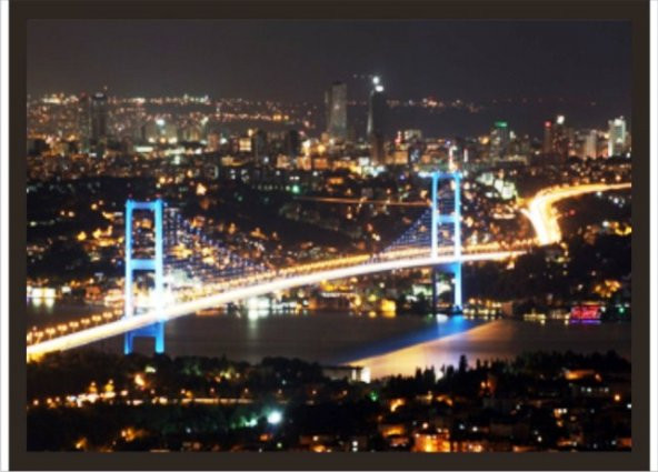 70x100cm İstanbul Boğazı Poster Tablo ürün görseli 1
