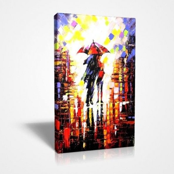 Ağır Gönyeli Mdf Karkas 30x45cm Şemsiyeli Çift Baskılı Canvas Tablo ürün görseli 1