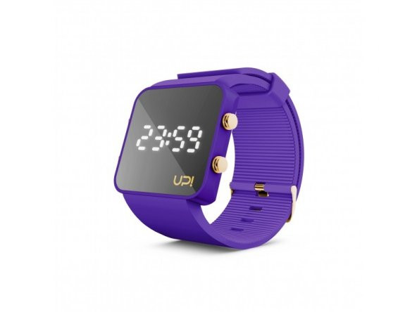 UPWATCH LED MINI GOLD PURPLE KADIN / KIZ KOL SAATİ ürün görseli 1