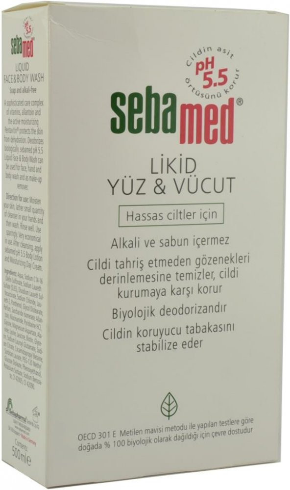 Sebamed Liquid Face & Body Wash 200 ml ürün görseli 1