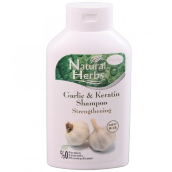 Natural Herbs Sarımsaklı Şampuan 400 Ml Keratinli ürün görseli 1