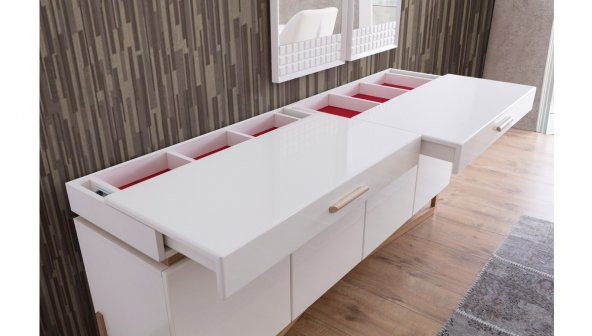 Monark Aynalı Yemek Odası - Resim 6