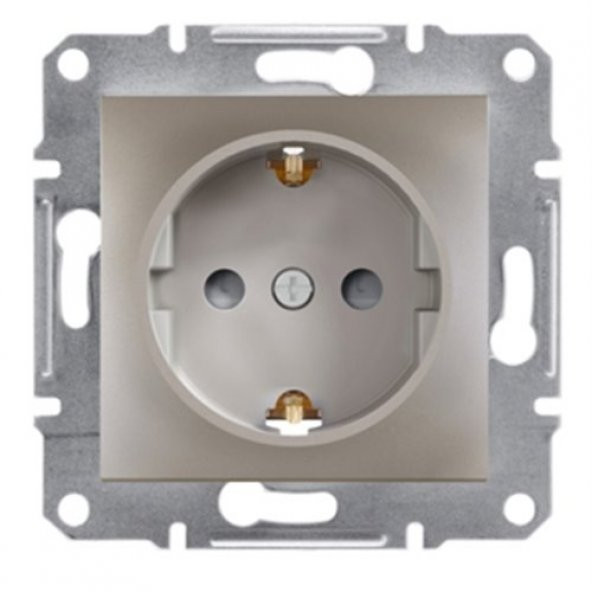Schneider Asfora Bronz Çocuk Korumalı Priz Eph2900269 ürün görseli 1