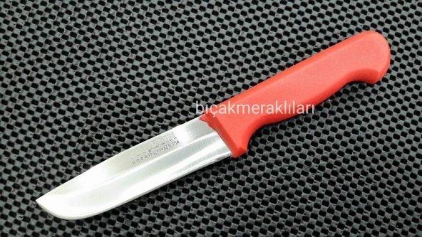 AKÇELİK YÜZME BIÇAĞI-KIRMIZI SAP-22CM-2MM ÇELİK ürün görseli 1